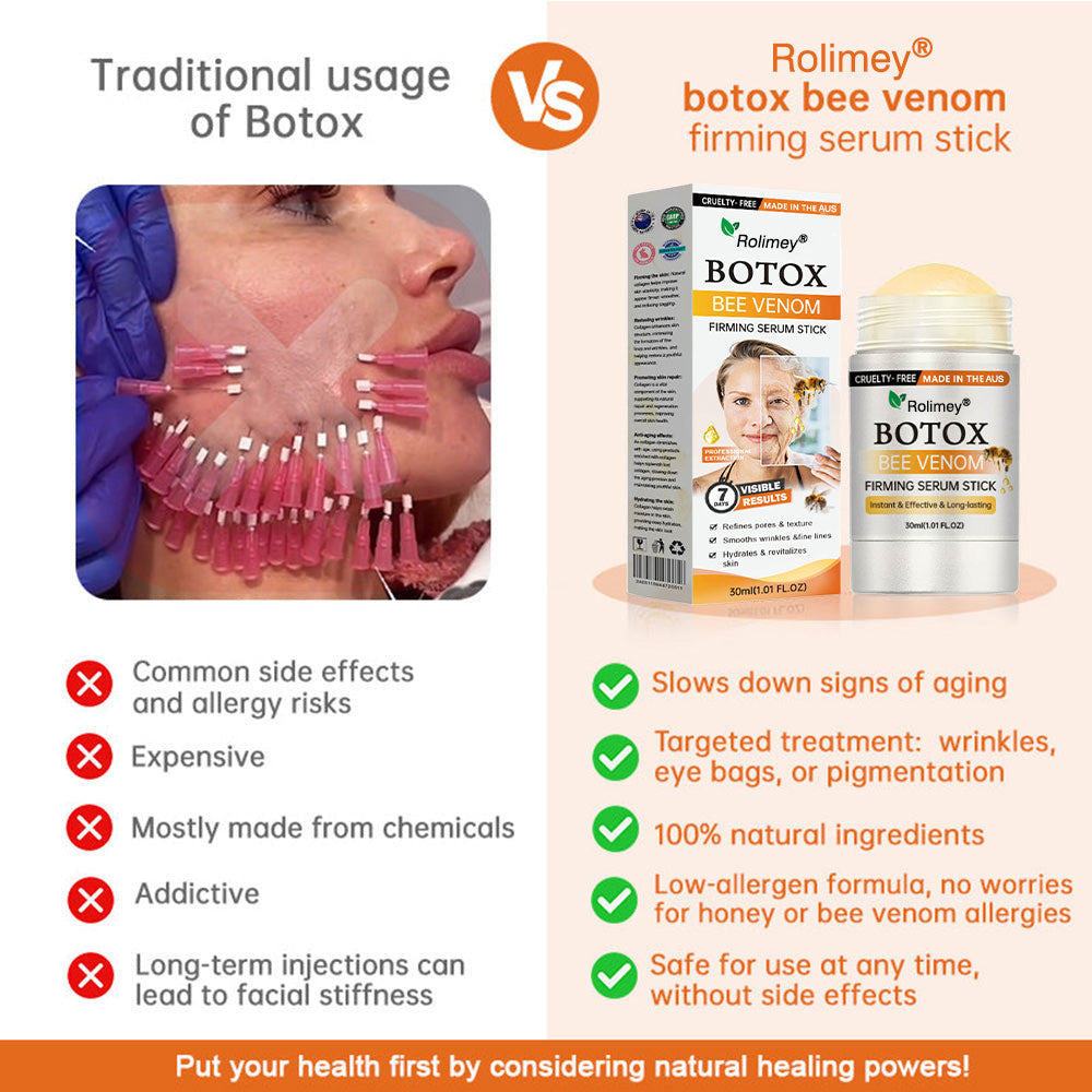 💫Made and Shipped from AU🇦🇺Rolimey® Botox Bee Venom Firming Serum Stick(⏳LAST DAY 70% OFF)✨